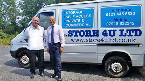 Henry Woolridge of Store4u Container and Caravan Storage, Redditch